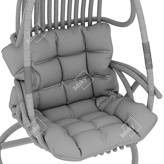 Suspended Swing Chair - Modern Design 3D model image 54