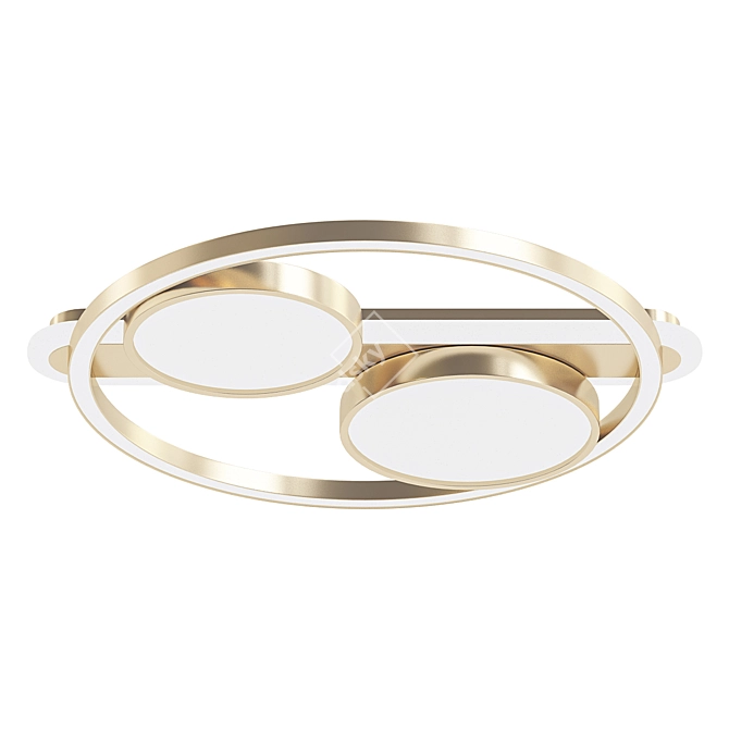Sleek Sulor Circular Ceiling Light 3D model image 1