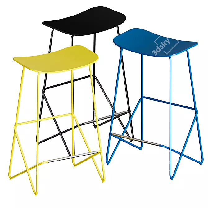 Title: Desalto Endless Stool 3D model image 5