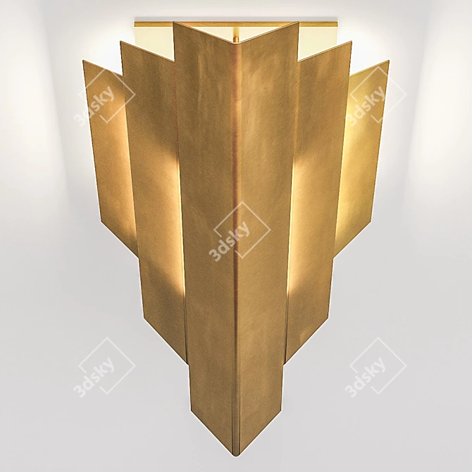 Deco Sconce - Elegant Wall Lighting 3D model image 3