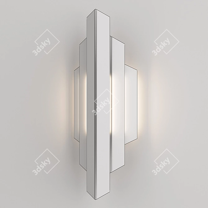 Deco Sconce - Elegant Wall Lighting 3D model image 4