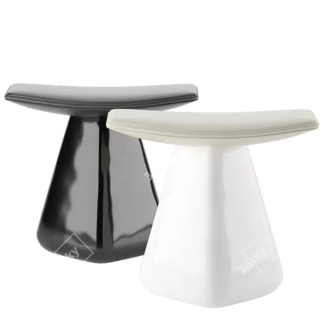 Delcourt's Dam Stool: Modern Elegance 3D model image 1