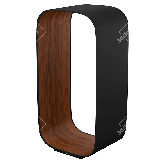 Sleek Contour LED Table Lamp 3D model image 1