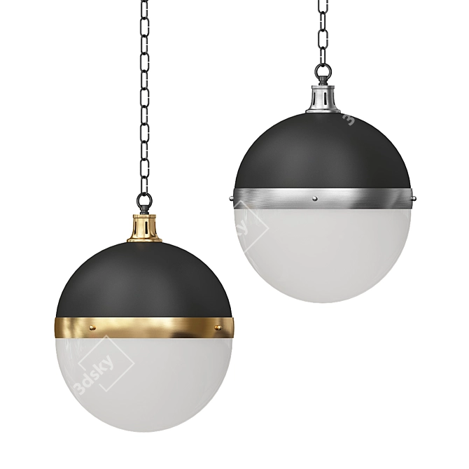 Mid-Century Modern Mini Pendant 3D model image 1