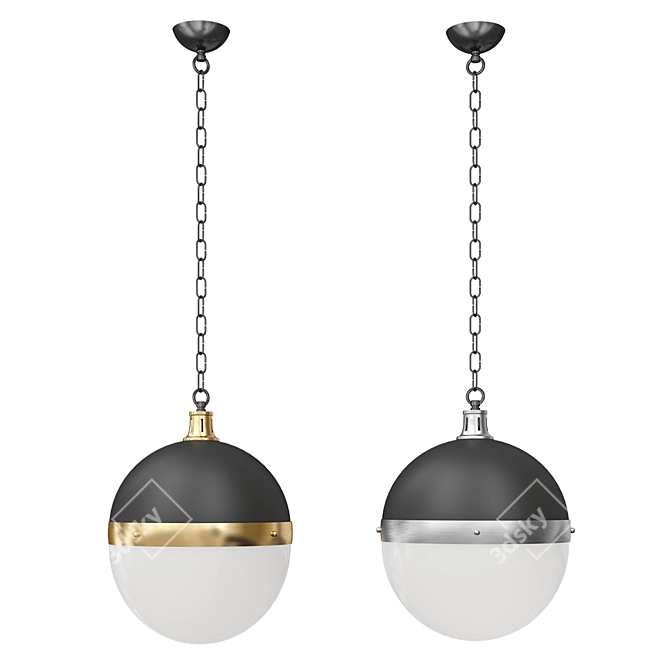 Mid-Century Modern Mini Pendant 3D model image 2