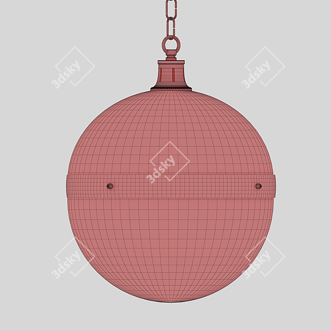 Mid-Century Modern Mini Pendant 3D model image 3