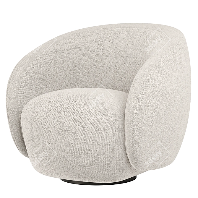 Sleek White Wetherly by Kelly 3D model image 1