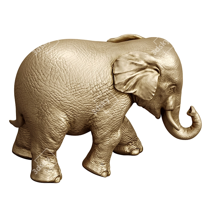 Elephant Sculpture 2013 - Unique Decor Piece 3D model image 7