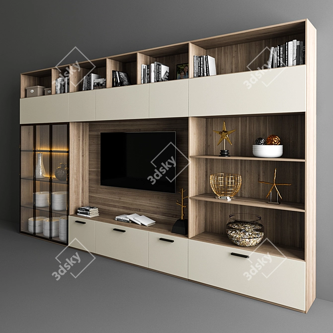 Colombini Casa Modern TV Stand 3D model image 3