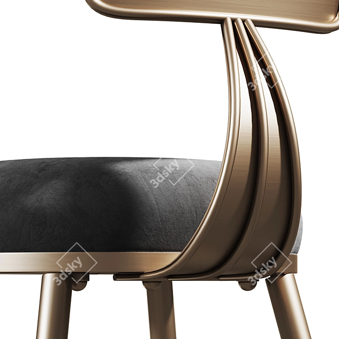 SUNSHINE Bar Stool: Stylish and Functional 3D model image 4