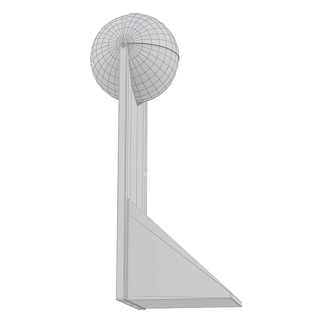 Geometric Ballet Table Lamp 3D model image 2