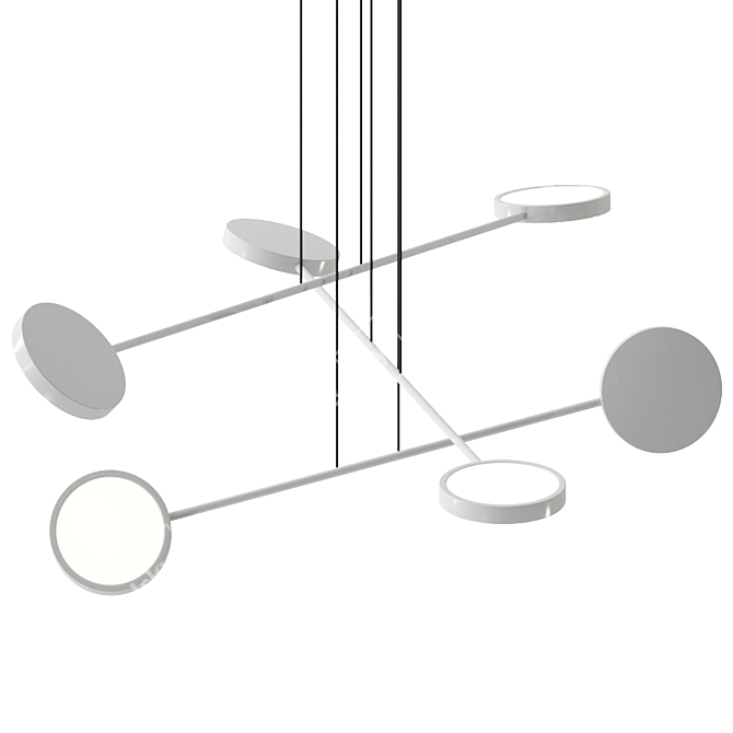 Mobi Pendant Lamp: Modern Elegance Illuminated 3D model image 3