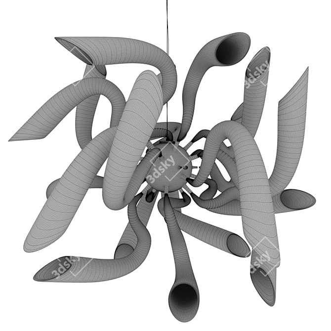 Modern Octopus Chandelier: STELLA 892668 3D model image 3