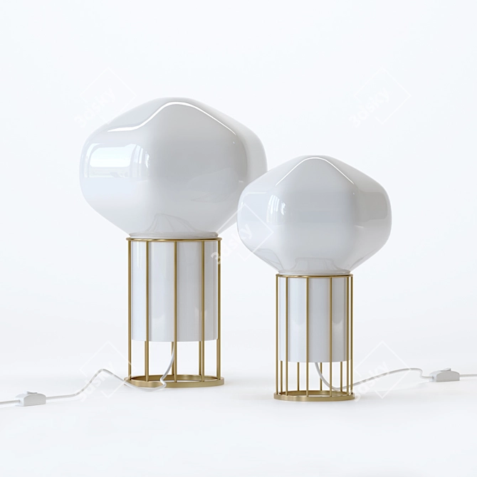 Sleek Fabbian Aerostat F27 Lamp 3D model image 4