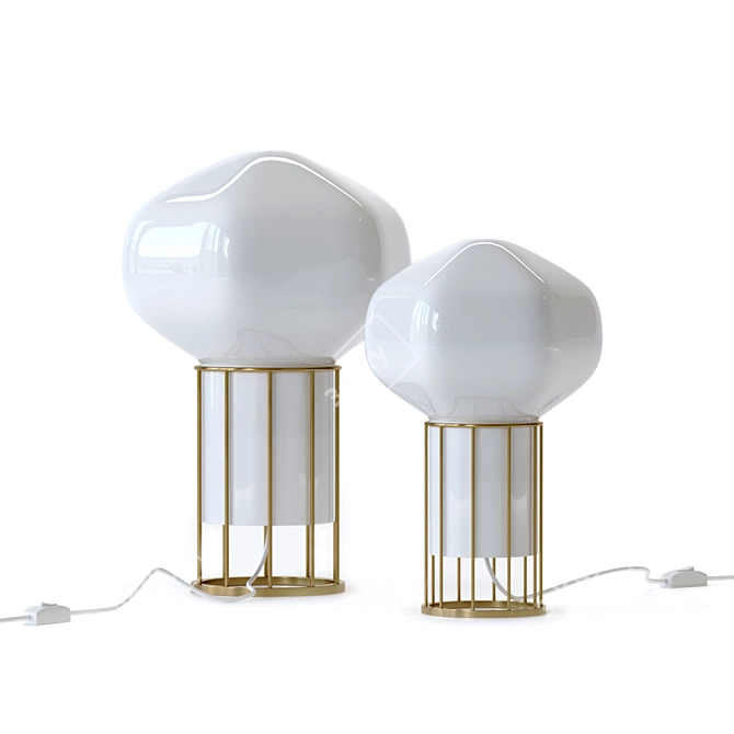Sleek Fabbian Aerostat F27 Lamp 3D model image 5