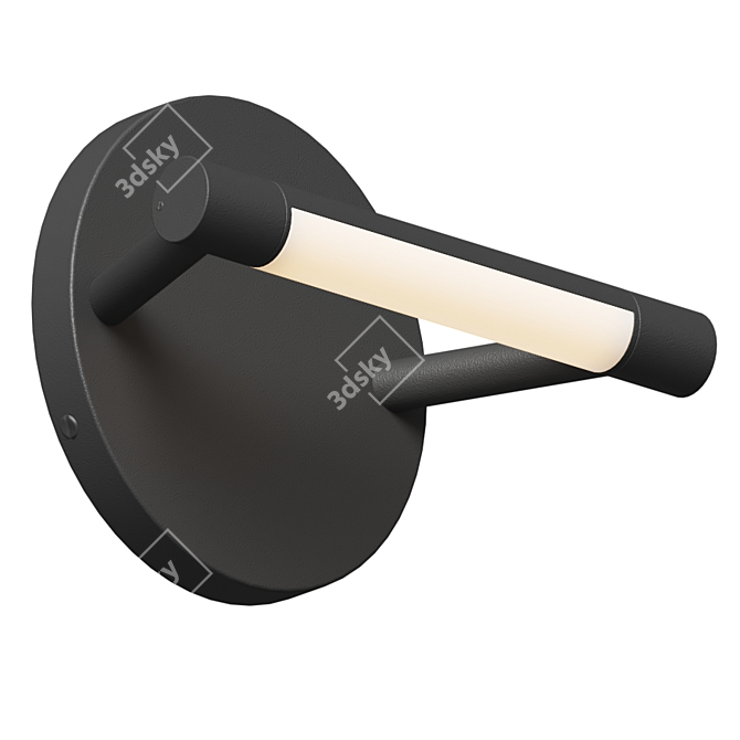 Maro Outdoor Wall Sconce 3D model image 2