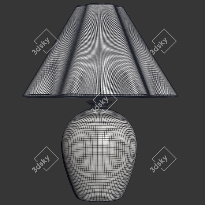 Curly Shade Lamp - Zara Home 3D model image 2