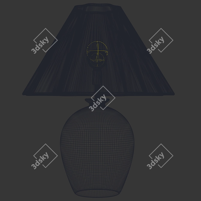 Curly Shade Lamp - Zara Home 3D model image 3