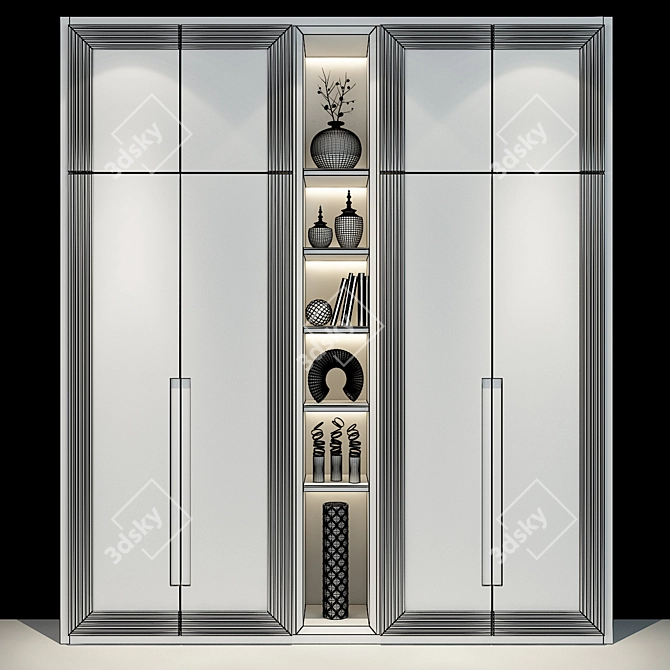 Elegance Storage Solution 3D model image 2