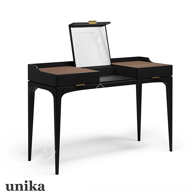 Vintage-inspired Dressing Table Tynd 3D model image 1