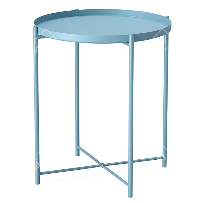 Gladom Steel Magazine Table - Colorful and Chic 3D model image 19