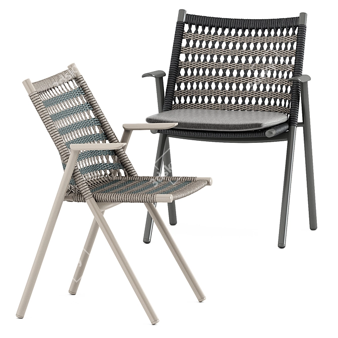Anatra Armchair: Stylish and Comfortable 3D model image 2