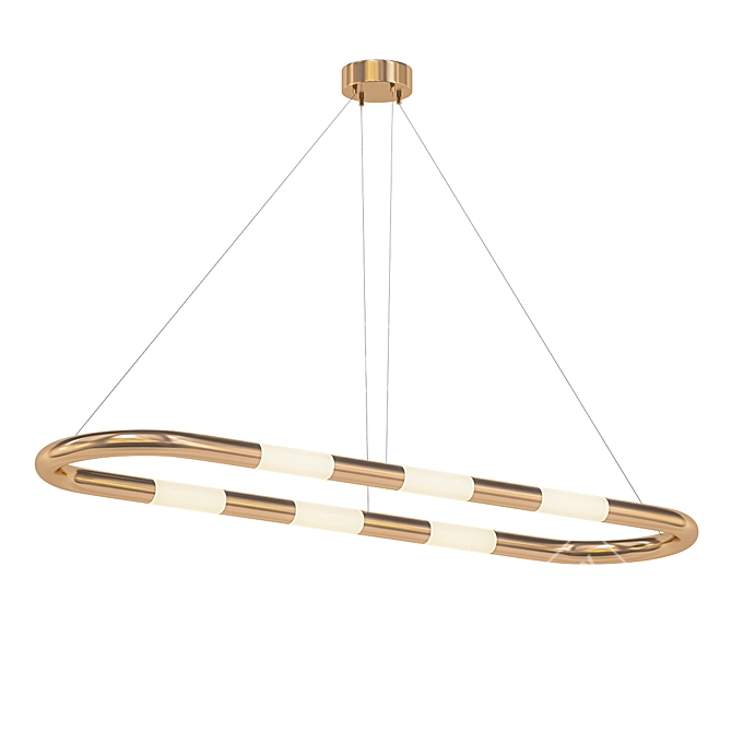 Nuage Y Pendant: Effortless Elegance 3D model image 1