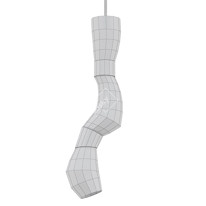 Futuristic Chandelier VINCENZO 3D model image 2