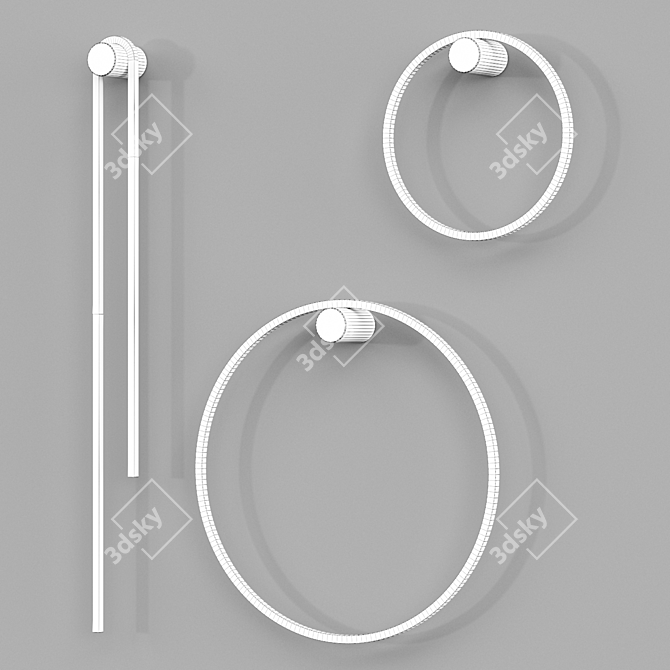 Wild LED Wall Lamps - Illuminate Your Space 3D model image 3