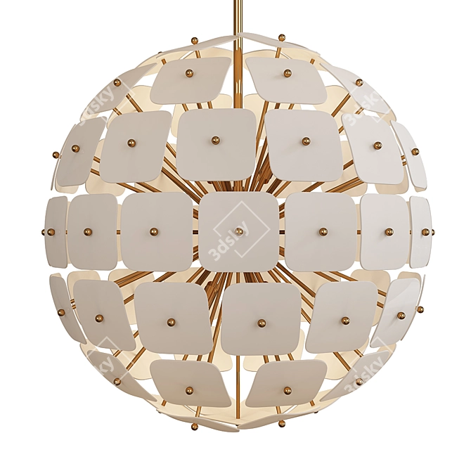 Enya 89035 Artistic Ceiling Chandelier 3D model image 1