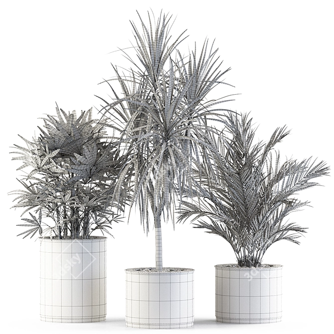 Botanical Bliss: 550 Plant Collection 3D model image 4