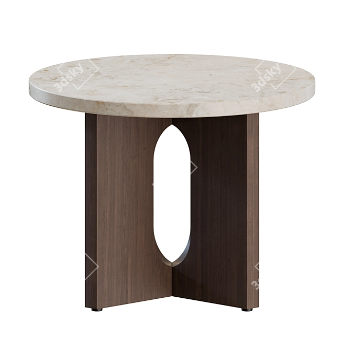 Modern Androgyne Side Table 3D model image 8