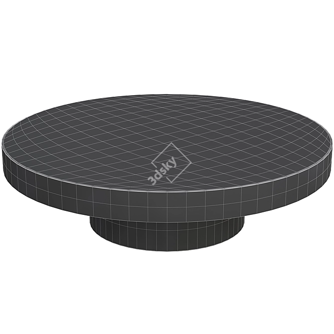 Minimalist Concord Coffee Table 3D model image 2