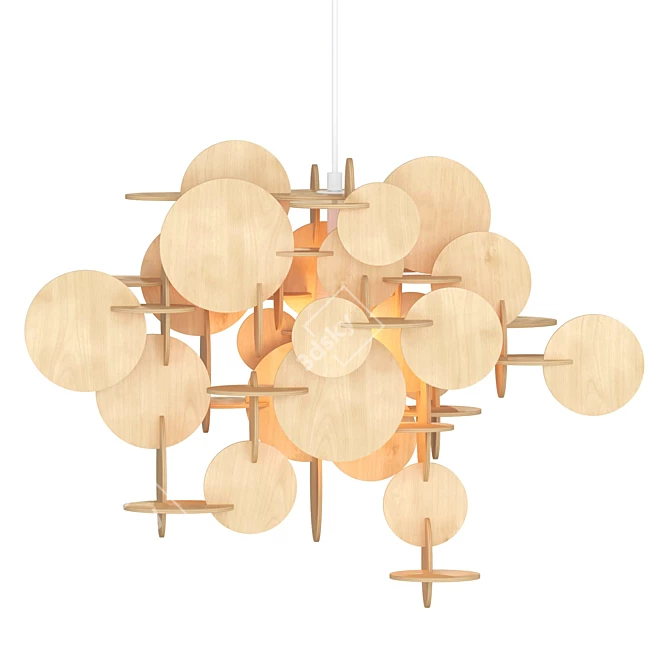 Modern Minimalist Pendant Light 3D model image 1