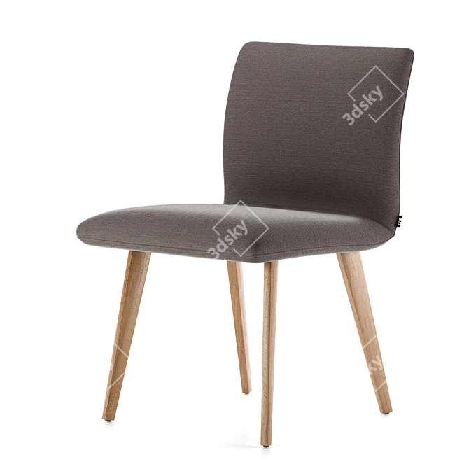 Modern Jalis Chair by Jehs & Laub 3D model image 2