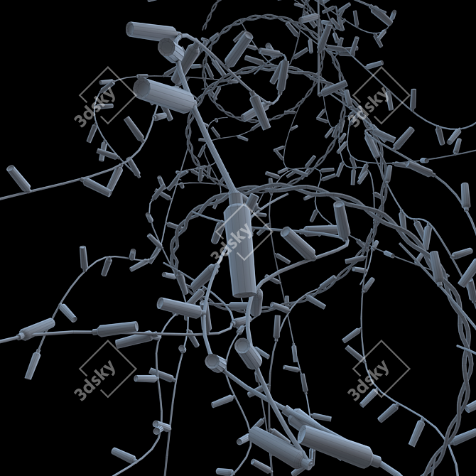 Festive Home Garland Set 3D model image 5