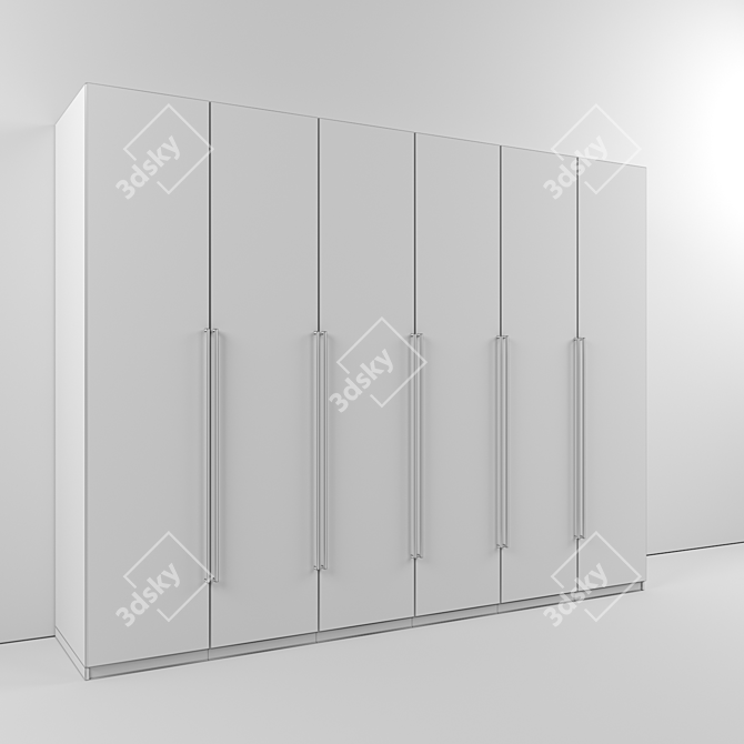 Gramercy 2014 Armoire Closet 3D model image 3