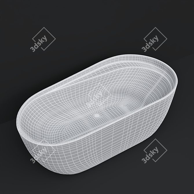 Luxury Noken Liem Bathtub 3D model image 4