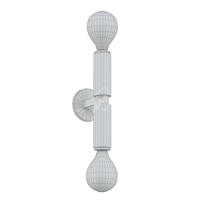  Modern Industrial Gilbert Sconce 3D model image 2