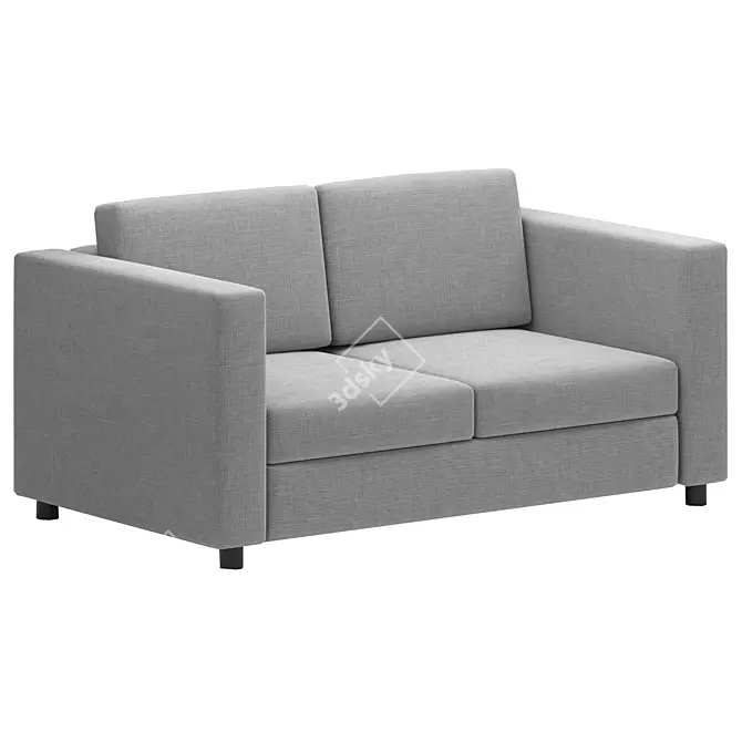 Finnala: Stylish 3-Seater Sofa 3D model image 7