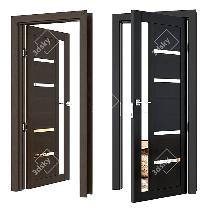 Russian Carda Doors: Realistic 3D Model 3D model image 2