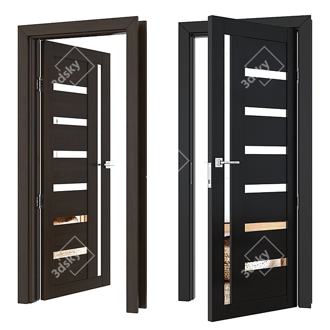Elegant Russian Doors - High Resolution 3D model image 2