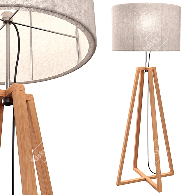 Modern CLUB Floor Lamp - Stylish Illumination 3D model image 2