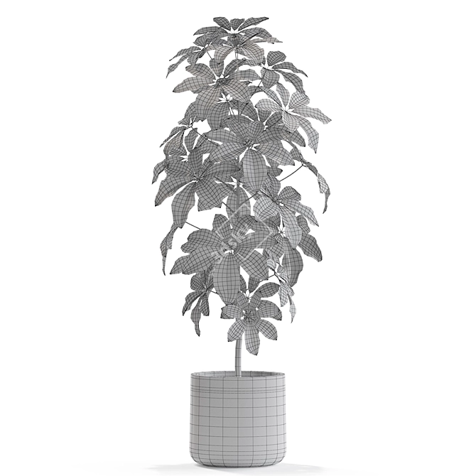Lush Greenery Set 3D model image 1