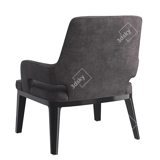 Modern Aspen Lounge Chair 3D model image 4