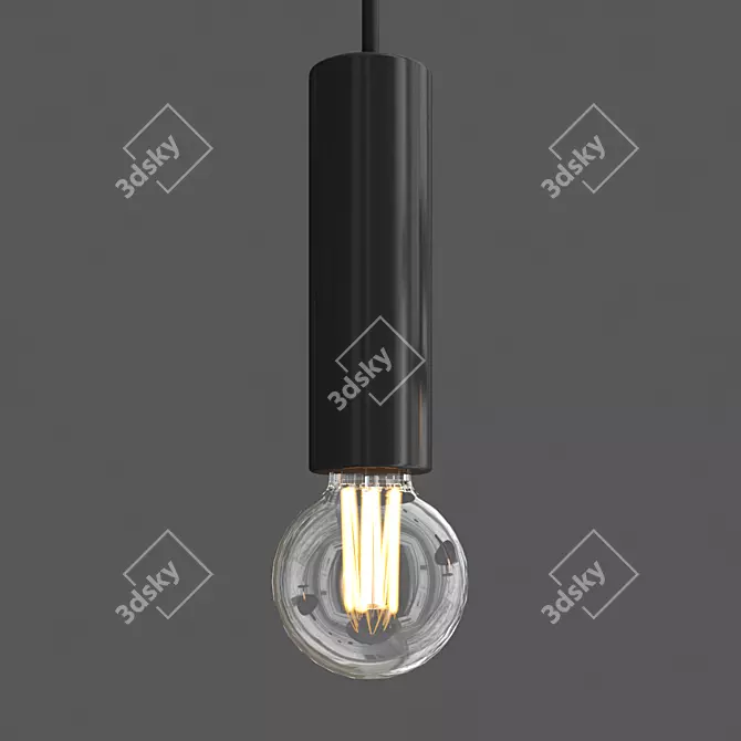 Title: Oran Handcrafted Pendant Light 3D model image 3