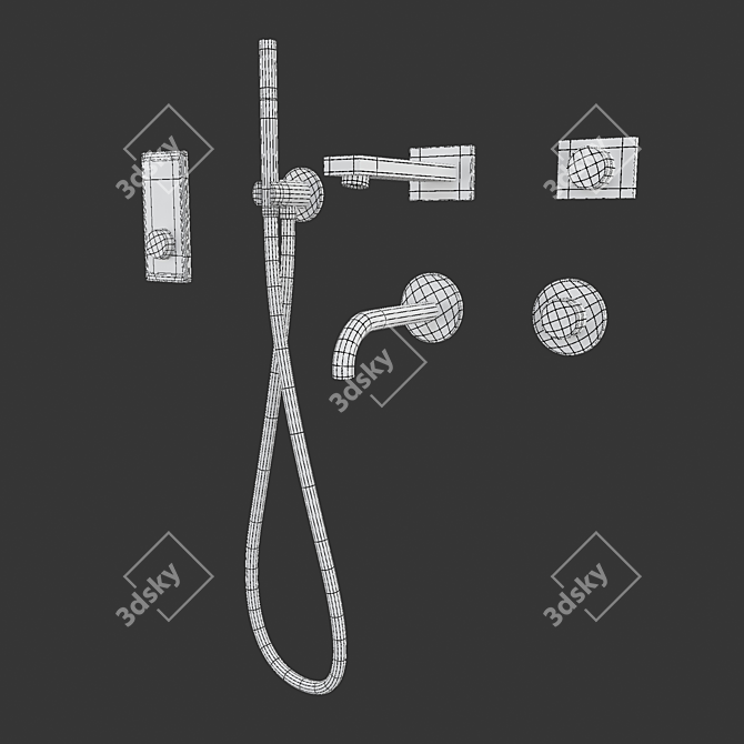 Steinberg iFlow Bathroom Set 3D model image 3