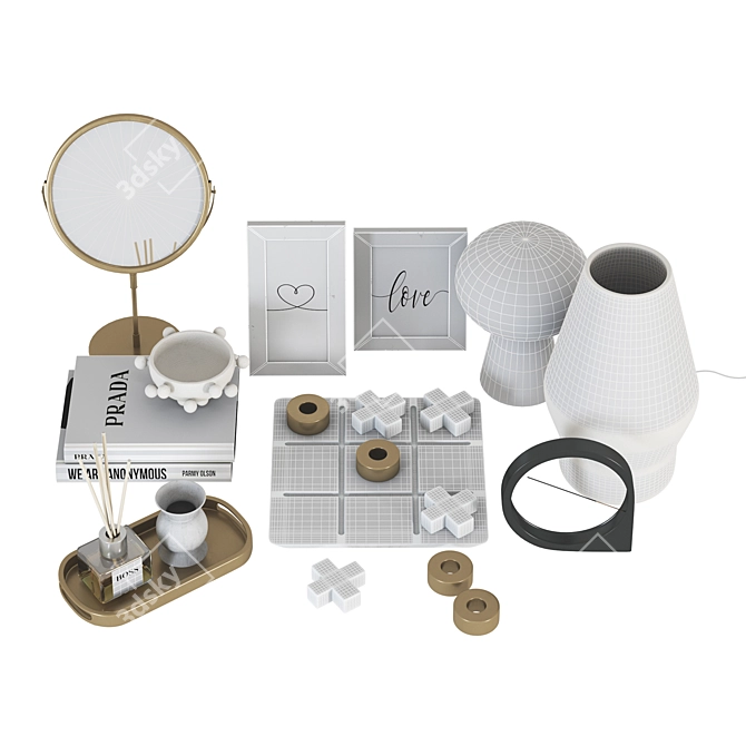 Turbo Decor Set: 30849 Polys 3D model image 8