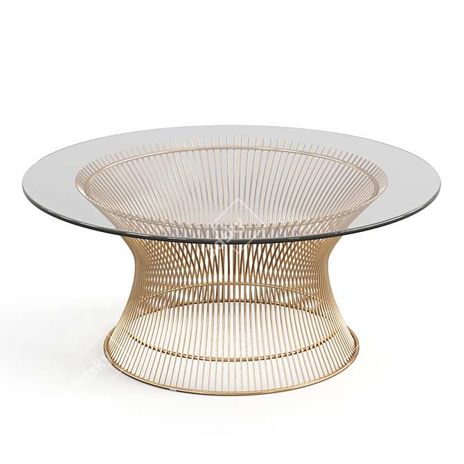 Marit Round Coffee Table, 80cm 3D model image 1