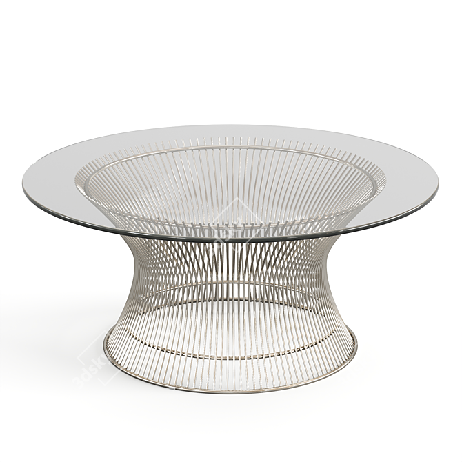 Marit Round Coffee Table, 80cm 3D model image 2